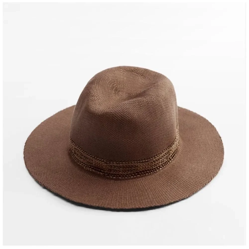 NWT ZARA WOVEN RANCHER HAT Size S